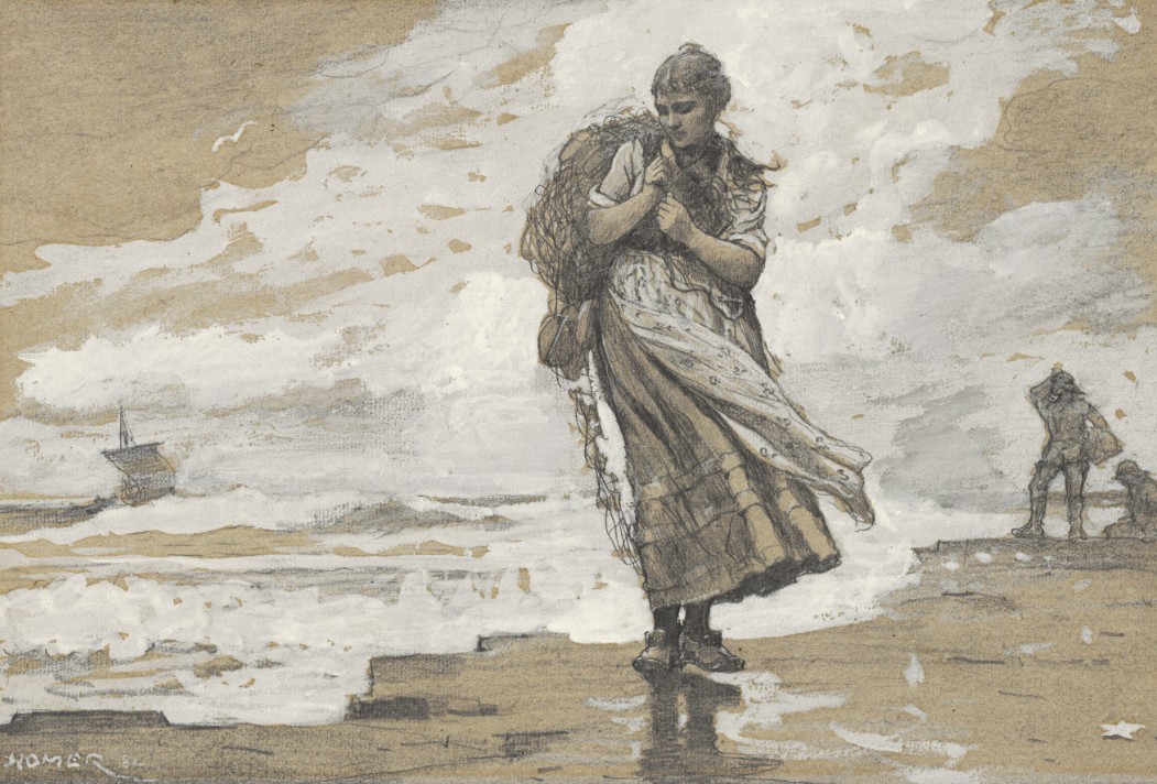 Fisher Girl with Net