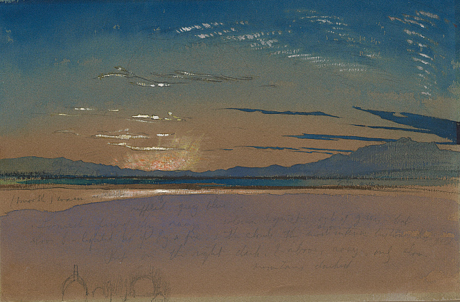 Sunset over the Mountains
